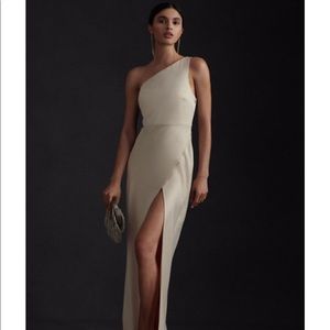 Bhldn Dylan Satin Charmeuse Maxi Dress—size 6